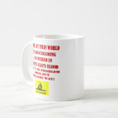 踏み付けるな コーヒーマグカップ (正面左)