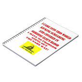 踏み付けるな ノートブック (左側)