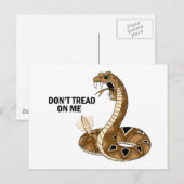 踏み付けるな ポストカード (正面/裏面)