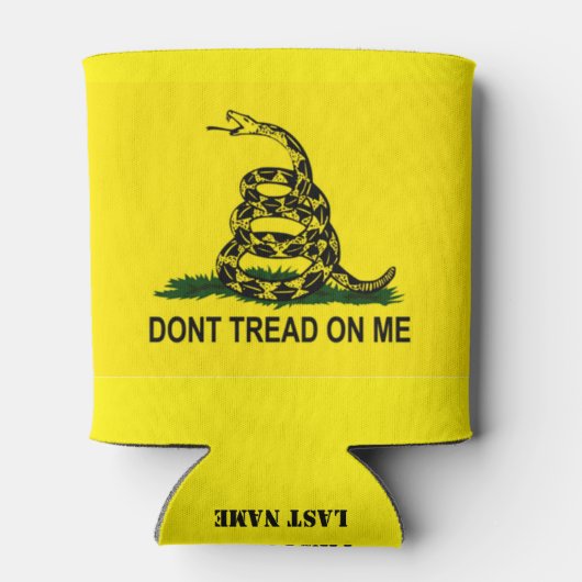 踏み付けるな 缶クーラー (裏面)