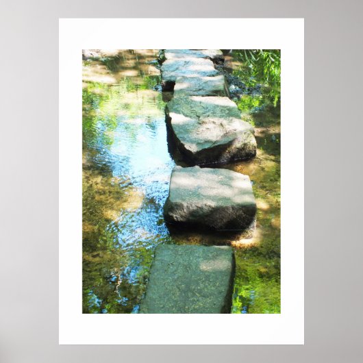 踏み石 ポスター (正面)