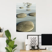 踏み石 ポスター (ホームオフィス)