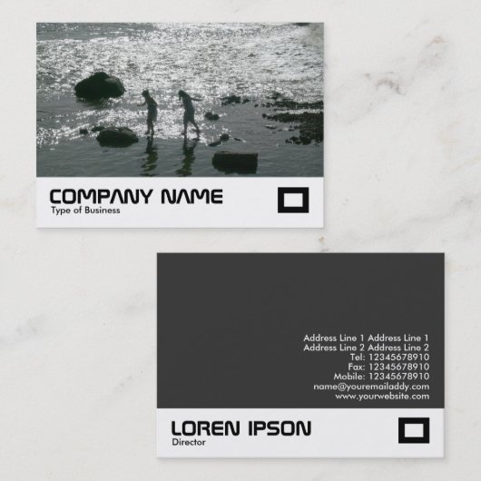 踏み石 名刺 (正面/裏面)