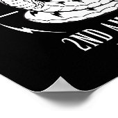 「踏んでくれるな」と四角いポスター ポスター (角)