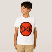 踏切のハイウェーの交通標識 Tシャツ (正面フル)