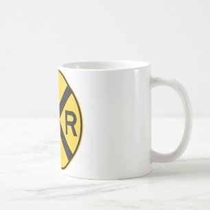 踏切のハイウェーの印 コーヒーマグカップ