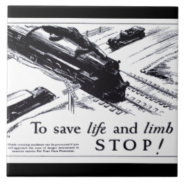 踏切の安全1906枚のタイル タイル