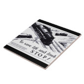 踏切の安全1906枚のタイル タイル (側面)