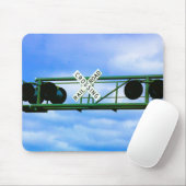 踏切カンチレバー – 逆クロスバック マウスパッド (マウス)