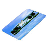 踏切カンチレバー – 逆クロスバック マグネット (左側)