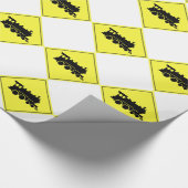 踏切サイン ラッピングペーパー (角)