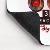 踏切信号のもみ革 マウスパッド (コーナー)