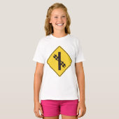 踏切標識 Tシャツ (正面フル)