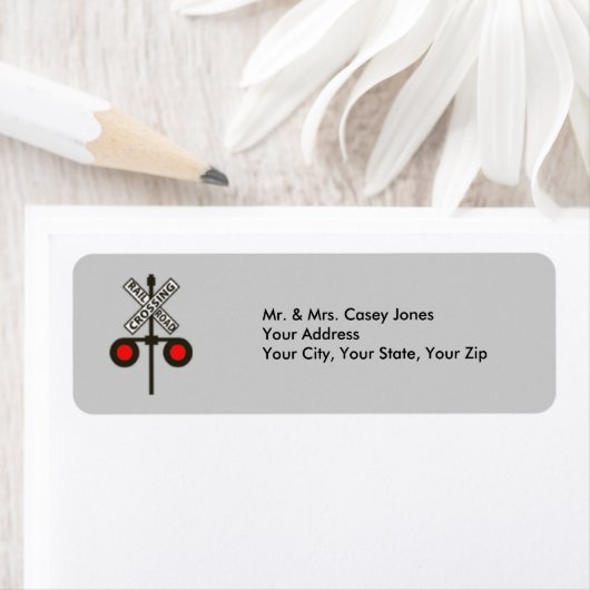 踏切記号 ラベル (インサイチュ)