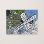 踏切 ジグソーパズル (横)