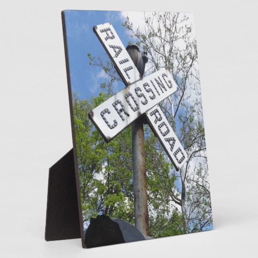 踏切 フォトプラーク (側面)