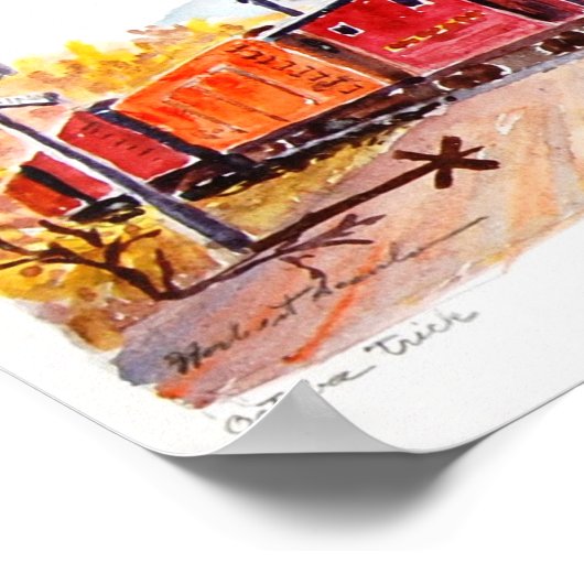 踏切 ポスター (角)