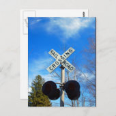 踏切 ポストカード (正面/裏面)