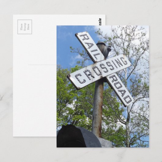 踏切 ポストカード (正面/裏面)