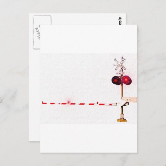 踏切 ポストカード (正面/裏面)