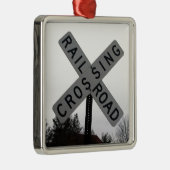 踏切 メタルオーナメント (右)