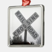 踏切 メタルオーナメント (左)