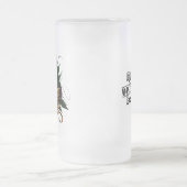 踏鋤マグ失敗の赤砂糖DictatoresのHTのスカル フロストグラスビールジョッキ (中央)