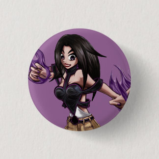 踏鋤小型ボタン(ピンク) 缶バッジ