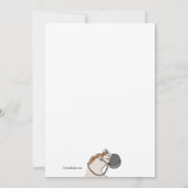 踵を高く上げて 招待状 (裏面)