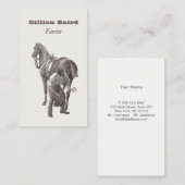 蹄蹄鉄の名刺 名刺 (正面/裏面)