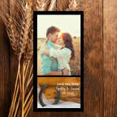 蹄鉄とヴェール西部の結婚式の日付を保存 セーブザデート