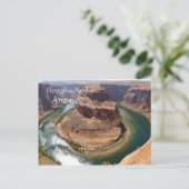 蹄鉄のくねり ポストカード (スタンド正面)