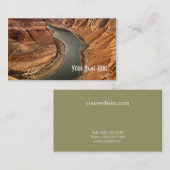 蹄鉄のくねり 名刺 (正面/裏面)