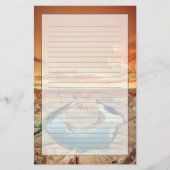 蹄鉄のくねりCaynon 便箋 (正面)