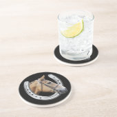 蹄鉄のコースターの馬の頭部 コースター (側面)