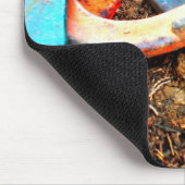 蹄鉄のピッチングのギフトのマウスパッド マウスパッド (コーナー)