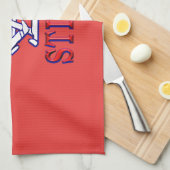 蹄鉄のピッチングタオル キッチンタオル (四つ折り)