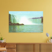 蹄鉄の滝 キャンバスプリント (インサイチュ (リビング))