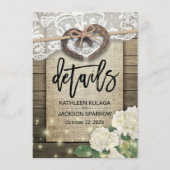 蹄鉄ハート国結婚情報詳細 エンクロージャーカード (正面)