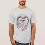蹄鉄ハート結婚のTシャツ Tシャツ<br><div class="desc">Horseshoeハート結婚のTシャツ、アパレ結婚ル、Tシャツ、ArtMuvzイラストレーションによるウェディングギフト。マッチングカ結婚スタマイズのブライダルシャワー、披露宴、リハーサルのディナーアパレル。バラとリボンで結ばれた2つの馬蹄付きの水色ハートを備えている。私たち祝のデザインとのスタイルで愛し結婚、新婦、新郎、結婚式のパーティー、ゲストに最適。名前や日付を使ってパーソナライ結婚ズできる。の関連結婚素晴らしイベントに対して今日のTシャツを注文結婚し、スタイルで愛に祝向けて!名前をカスタマイズするには、代わりに名前を追加または文字を追加する。カスタマイズ結婚お前の独特のシャツかギフトとして与えもらうシャツ</div>