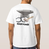 蹄鉄工のワイシャツ Tシャツ (裏面)