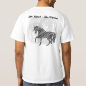 蹄鉄工のワイシャツ Tシャツ (裏面)