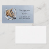 蹄鉄工の名刺 名刺 (正面/裏面)