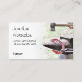 蹄鉄工の猛烈な蹄鉄 名刺