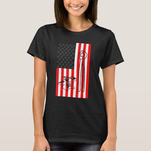 蹄鉄工の馬の蹄鉄の蹄のトリミングの馬の装蹄 7 Tシャツ (正面)