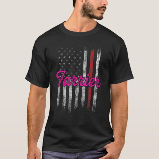 蹄鉄工の馬の蹄鉄の蹄のトリミングの馬の蹄鉄打ち 4 Tシャツ (正面)