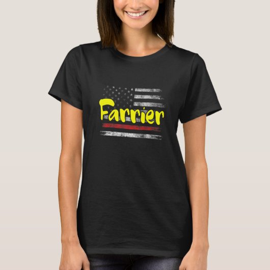 蹄鉄工の馬の蹄鉄の蹄のトリミングの馬の蹄鉄 _1 Tシャツ (正面)