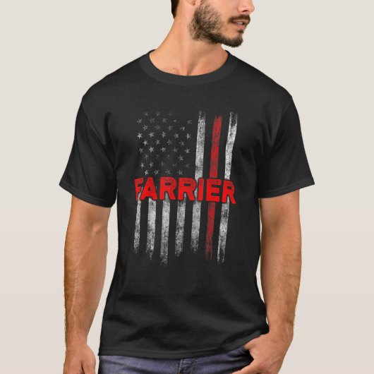 蹄鉄工馬の蹄の手入れ蹄鉄打ち _26 Tシャツ (正面)