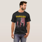 蹄鉄工馬の蹄の手入れ馬蹄鉄打ち _42 Tシャツ (正面フル)