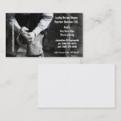 蹄鉄工-蹄鉄サービス 名刺 (正面/裏面)